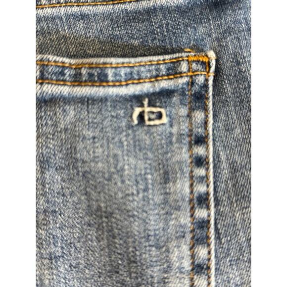 Rag & Bone jeans Nina High Rise Ankle Skinny blue denim button fly Sz 30 - Picture 6 of 11